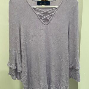 Blue Rain Lavender Women's Top